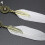 Women's Vintage Hollow Wheel Feather Dangle Earrings 6