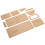 Short Wallet Leather Pattern Template DIY Acrylic Set (AAB‑466) 10