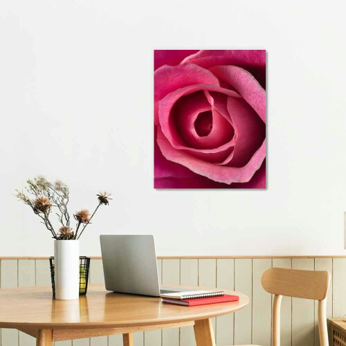 Toile décorative Rose rose vif 40 x 50 cm 1