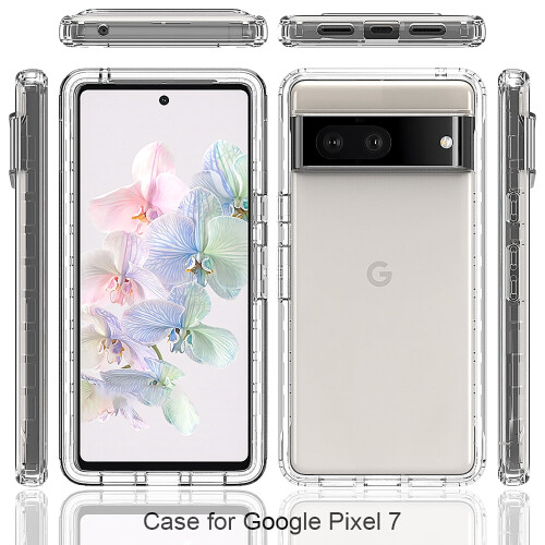 Διαφανής θήκη Allytech Gradient για Google Pixel7 – Ενσωματωμένη προστασία οθόνης, υβριδική 1