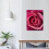 Toile décorative Rose rose vif 40 x 50 cm 4