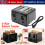 Black Toaster 4 Slice Variable Browning Defrost Reheat Extra Wide Slot 1