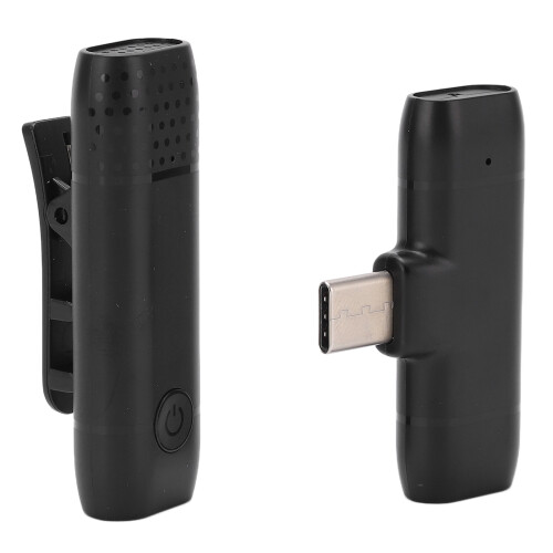 Micro-cravate avec réduction de bruit pour smartphone Android Type-C, Plug and Play, diffusion en direct, réception audio omnidirectionnelle, 2