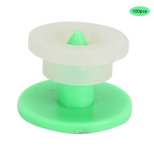 Livestock Ear Tag Signs 100pcs 0.7in Green Animal ID Marker for Rabbit Fox Mink