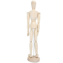Flexible Wooden Artist Manikin Doll for Sketching & Painting – 40.64cm/16in