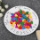 Είδη Scrapbooking Κουμπιά Καρδιάς από Ρητίνη, Ξύλινα Στολίδια Μικτών Χρωμάτων με Δύο 5