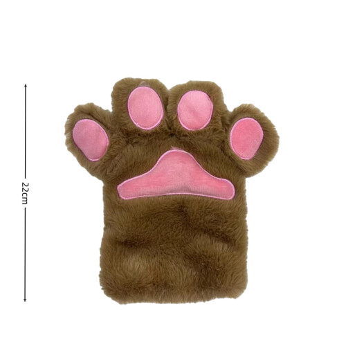Plush Cat Paw Glove with BB Squeak 8.7 in 2