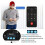 Unisex καπέλο Bluetooth με φως, επαναφορτιζόμενα ασύρματα ακουστικά USB 4LED, καπέλα 5