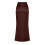 Satin-Fishtail-Rock für Damen, hochtailliert, Midi 4