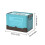 Large Foldable Stackable Storage Box W/Lid - Home Organizer Bin for Clothes Books Toys Saving Container, 3