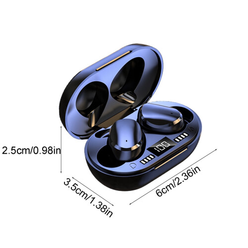 Ασύρματα ακουστικά Bluetooth5.3, IPX7 Αδιάβροχα, Έλεγχος κουμπιών, ANC, Αθλητικά ακουστικά 2
