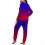 Conjunto de moletom feminino com mangas raglan e mangas compridas. 4