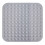 Tapis de bain antidérapant avec ventouses et trous d'évacuation 48 x 48 cm 2
