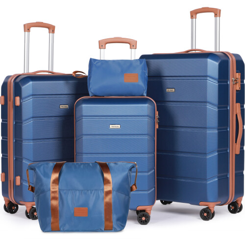 Lightweight Luggage Sets of 5 Piece