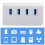 Διανομέας USB3.0 με περίβλημα αλουμινίου, διαχωριστής υψηλής ταχύτητας, 4 θύρες, 6