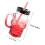 2Pcs Halloween Skull Gradient Glass Cup 500Ml 4