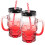 2Pcs Halloween Skull Gradient Glass Cup 500Ml 11
