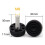 RAINB Adjustable Height Foot, Plastic Base, 10 Pack Screw In 2