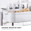 Rolling Storage Trolley, 3-Tier Mobile Shelving Unit for Laundry Room, Kitchen, and Bathroom Organization, Convenient Rolling Storage Solution 7