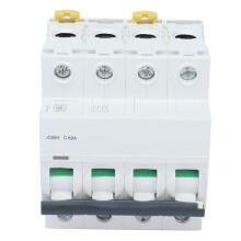 4P 63A AC 400V Leitungsschutzschalter DIN-Schiene Montage I C65N