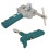 Professional Glass Cutting Tool Set, Adjustable Handle Glass Tile Cutter with Rust Resistant Coating Automatic Oil Dispensing System Controlled Break 3