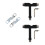 Skate Tools 4-in-1 Skateboard T Tool Kit(4.33"X3.94"X0.79") 7