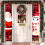 Faixa de Natal com Papai Noel e Boneco de Neve para Porta - Multicolorida 3