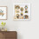 Shadow Display Kit, DIY Mini Gold Frames Easy Assembly (White), Versatile Decor for Weddings Anniversaries Home Use 4