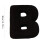 Alphabet Pillow Black Soft Plush 26 Letters 3