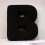 Alphabet Pillow Black Soft Plush 26 Letters 2