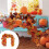 Maple Leaf Garland Artificial Vine 5.74 Ft Orange 6