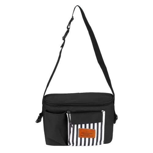Kinderwagen Organizer Schwarz Wasserdicht 1