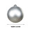 Christmas Tree Balls Matte Shatterproof 5.9 Inch Silver 3