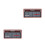 2Pcs Brown Plastic Mini Radio Model Decorative Doll House Accessory 5