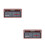 2Pcs Brown Plastic Mini Radio Model Decorative Doll House Accessory 10