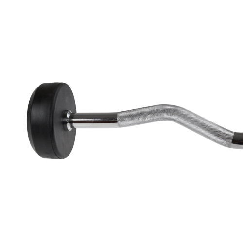 10 kg Curlstange mit Gummibeschichtung 2