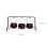 1 Set Portable Candy Basket Black Plastic For  Party 3