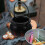 1 Set Portable Candy Basket Black Plastic For  Party 4