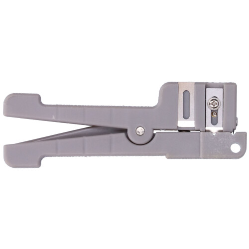 Longitudinal Cutting Cable Stripper Tool Coaxial Cable Stripper Fiber Optic Tool Adjustable Blade Depth Sharp Blade Transverse Cutting Durable 2
