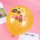 10 ballons en latex imprimés d'excavatrice dorée 3