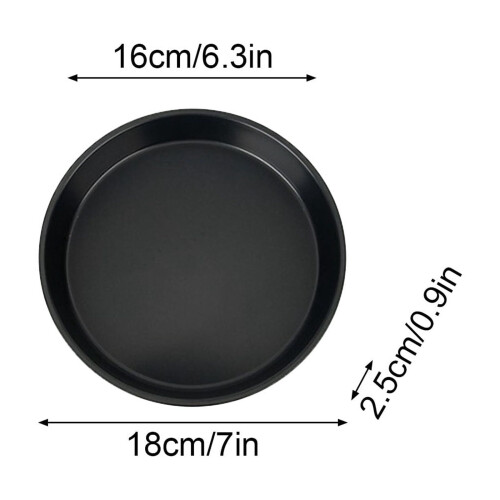 Nonstick Carbon Steel Pizza Pan 6 Inch 1