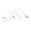 Multi Purpose Craft Weeding Tools Set Precision Craft Vinyl Tools Hook Weeder Reverse Grip Tweezers Scraper Spatula Micro Tip Blade Scissors Complete 6