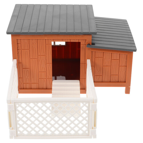 4Sets Realistic Plastic Hen House Kit for School Projects and Dioramas 1