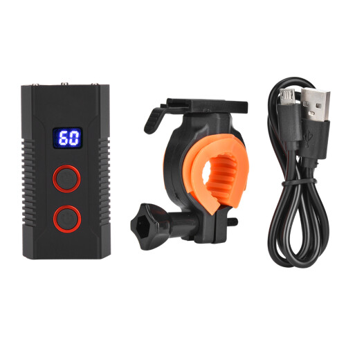 Versatile LED Bike Light Set USB Rechargeable Waterproof Super Bright Multi-Functional Waterproof Bicycle Light With Adjustable Lighting Modes Night 1