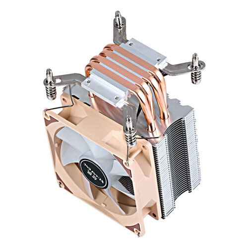 Radiator4Heat Pipe Αερόψυκτος ανεμιστήρας ψύξης CPU Αποδοτικός ψύκτης Κατάλληλος για 1