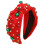 Tiara de Natal feminina com pérolas, strass e cristais. 6