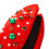 Tiara de Natal feminina com pérolas, strass e cristais. 8