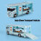Legeringsbilmodel legetøj 1: 64 trailercontainerlastbil 6