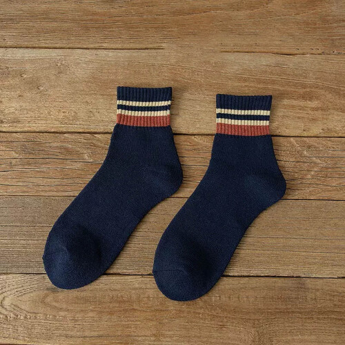 Men's Wool Socks Navy One Size 1