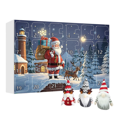 Ημερολόγιο Gnome Advent 2024 με λούτρινο παιχνίδι – Χριστούγεννα, Ημέρα των Ευχαριστιών 2